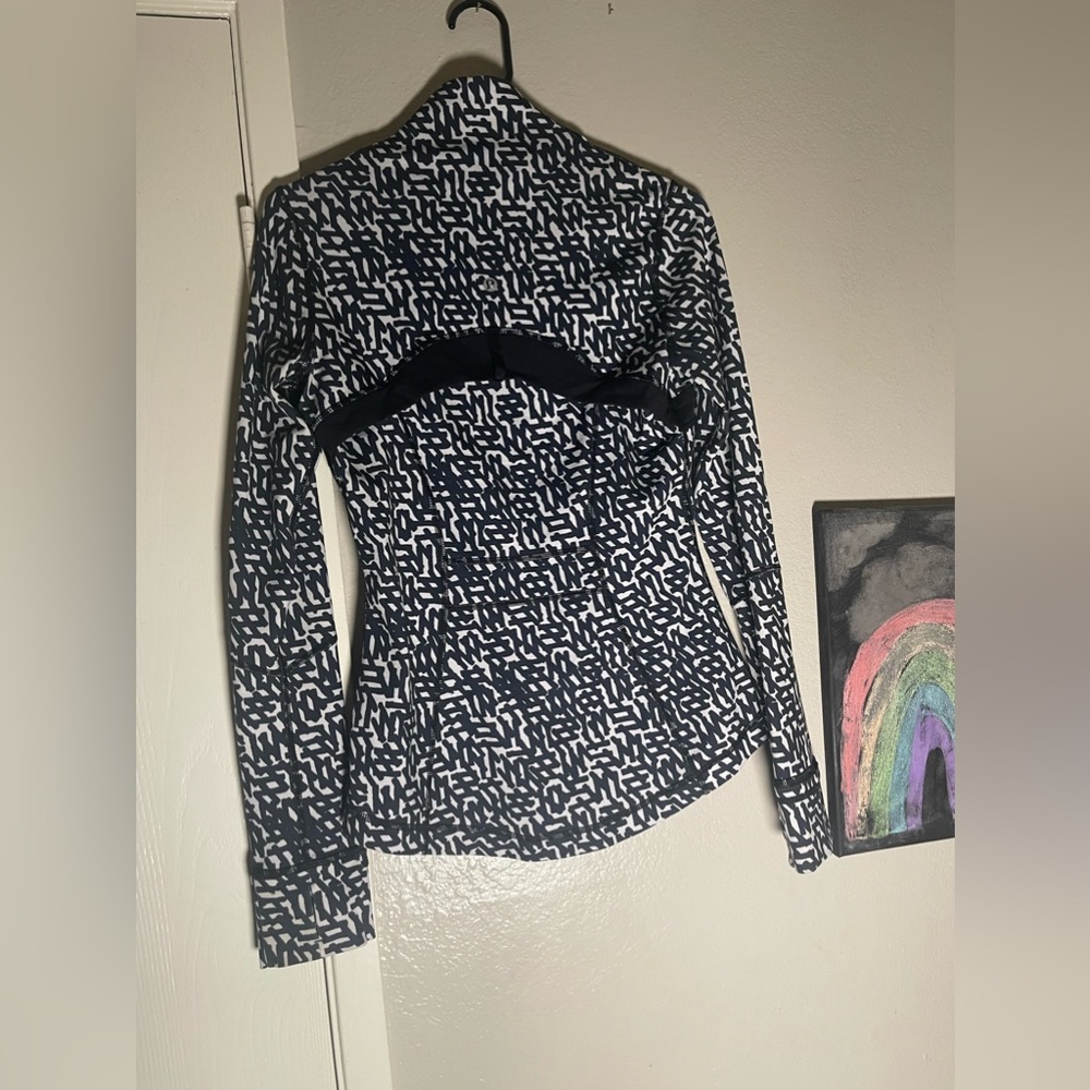 Lululemon Define Jacket In Net Pop Black And White - image 5